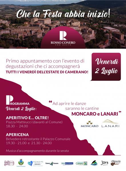 ROSSO CONERO con gusto...e MAXI SCHERMO per la PARTITA dell'ITALIA