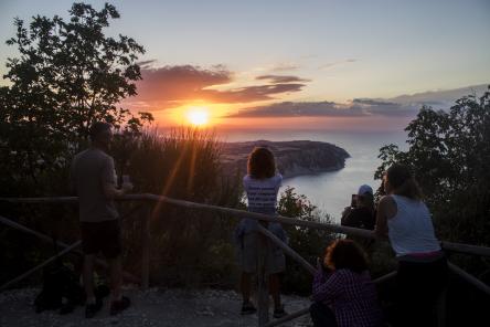 Tramonto dal Monte Conero