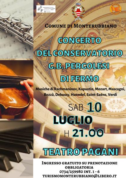 CONCERTO DEL CONSERVATORIO PERGOLESI DI FERMO