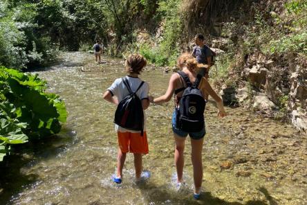 Acqua-Trekking nel fiume Fiastrone
