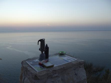 L’alba dal Passo del Lupo