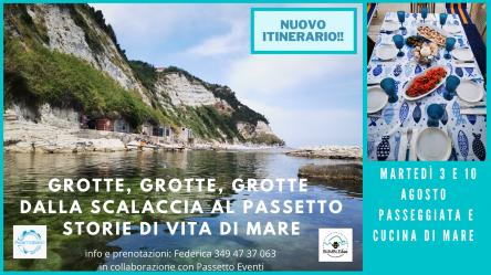 Conero, escursione alla Scalaccia e cena in grotta