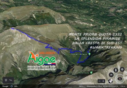 Monte Priora dalle Gole dell'Infernaccio