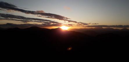 Tramonto sul Monte Valmontagnana