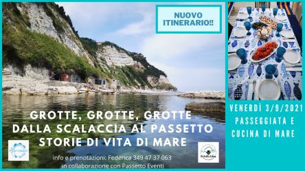 Conero: escursione alla Scalaccia e cena in grotta