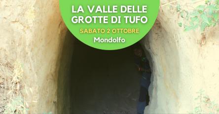La valle delle grotte di tufo