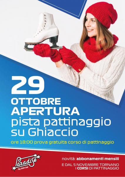Apertura pista Pattinaggio su Ghiaccio