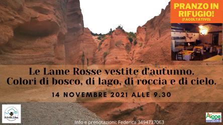 Sibillini: Le Lame Rosse vestite d'autunno