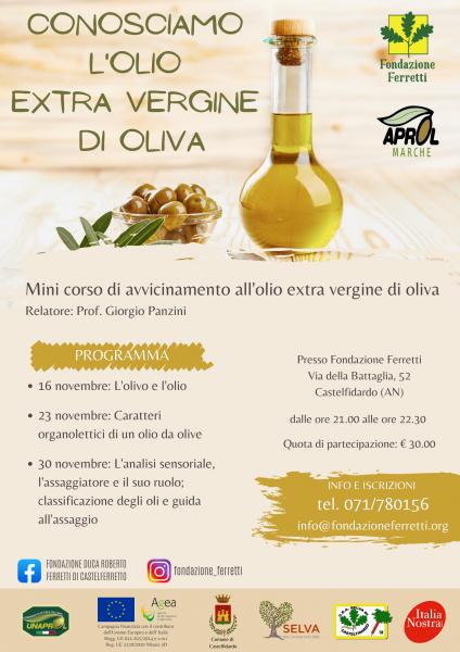 CONOSCIAMO L'OLIO EXTRAVERGINE DI OLIVA