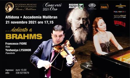 CONCERTI ORO - MALIBRAN CLASSICA duo Viola e Pianoforte