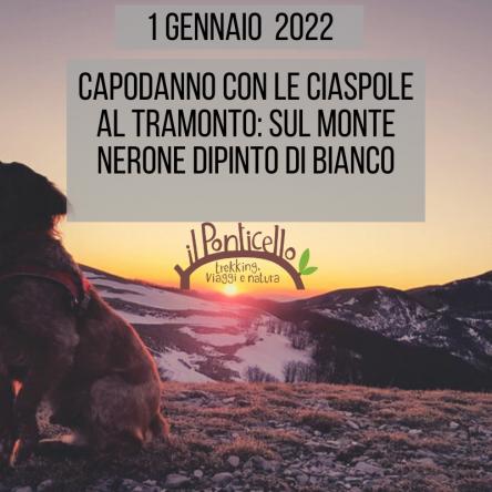 CAPODANNO CON LE CIASPOLE AL TRAMONTO