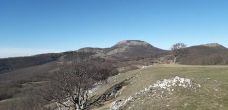 Sulla vetta del Monte San Vicino