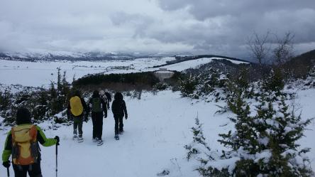 Piani di Macereto con le ciaspole