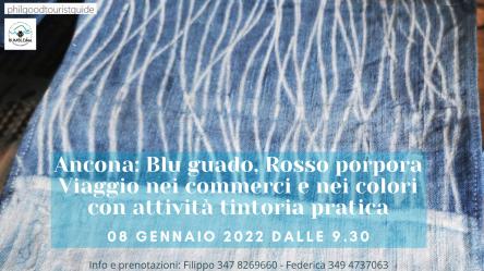 Ancona: blu guado, rosso porpora.