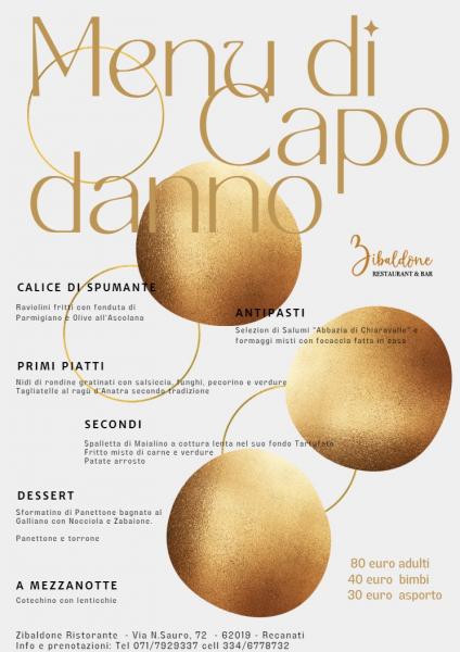 CAPODANNO @Zibaldone Restaurant