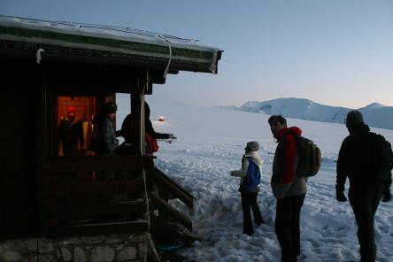 Piani di Ragnolo al tramonto e cena in baita