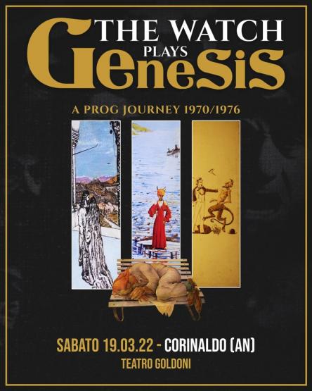 The Watch plays Genesis al Teatro Goldoni di Corinaldo (AN)