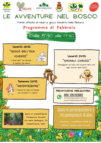 Le Avventure nel Bosco continuano a febbraio