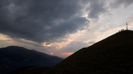 Il tramonto al Monte della Strega