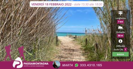 La Riserva della Sentina al tramonto