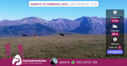 Il Monte Fema con pranzo in rifugio!