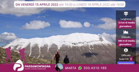 Trekking di Pasqua tra Sibillini e Umbria