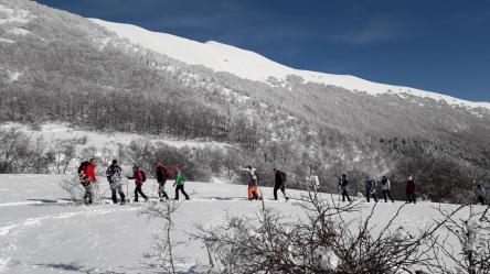 Monte della Strega: neve, ciaspole e pranzo al ristorante