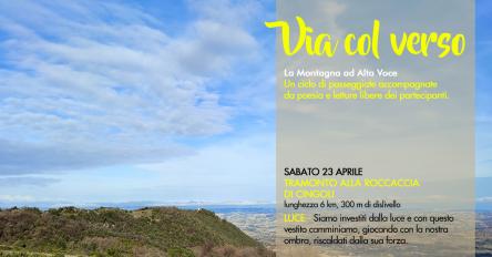 Via col Verso  Tramonto alla Roccaccia di San Lorenzo