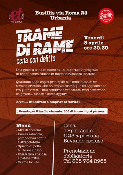 Trame di rame _ cena con delitto