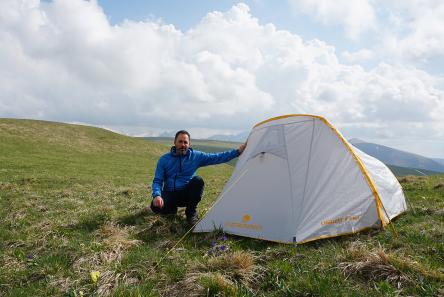 Sibillini: in tenda sopra l'altopiano di Macereto