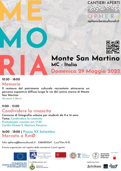Cantieri Aperti - Monte San Martino (MC)