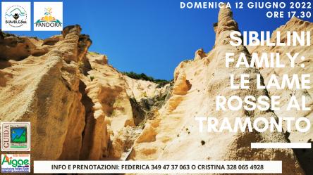 Sibillini Family: il tramonto delle Lame Rosse