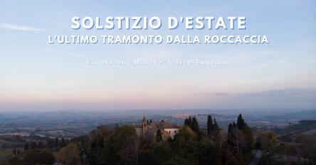 Solstizio d'estate - L'ultimo tramonto dalla Roccaccia
