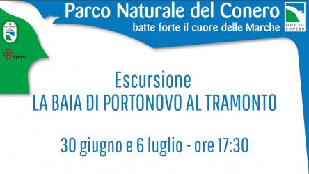 LA BAIA DI PORTONOVO AL TRAMONTO