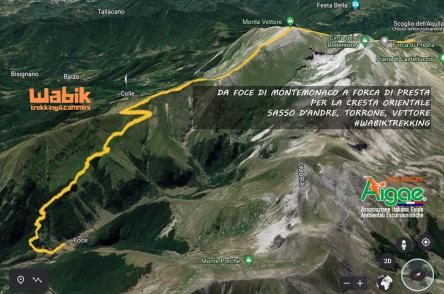 Traversata della cresta orientale del Monte Vettore.