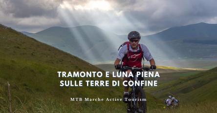 Tramonto e luna piena sulle Terre di Confine