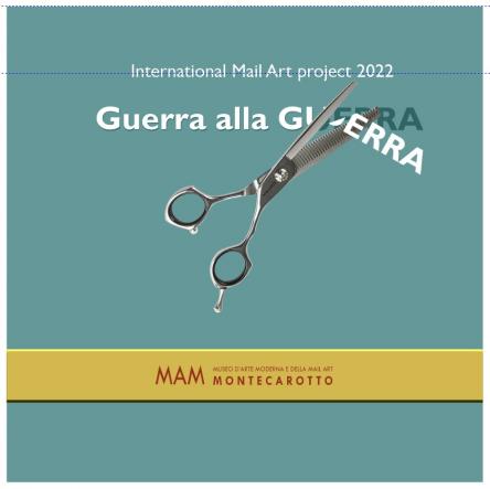 Inaugurazione della mostra di mail art GUERRA ALLA GUERRA -