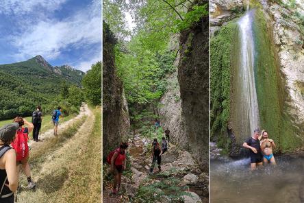 Rio Terro e bagno sotto la cascata