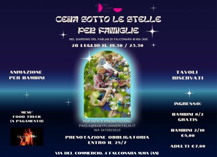 CENA SOTTO LE STELLE