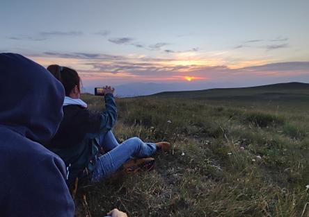 Tramonto e stelle ai Piani di Ragnolo