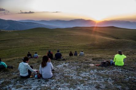 Tramonto e stelle cadenti ai Piani di Ragnolo