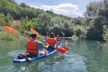Lago di Fiastra: escursione in canoa, bagno e aperitivo!