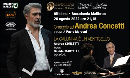 Omaggio al basso marchigiano Andrea Concetti - 30°anniversario della carriera