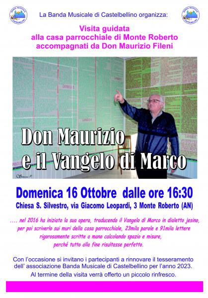 Don Maurizio e il Vangelo di Marco