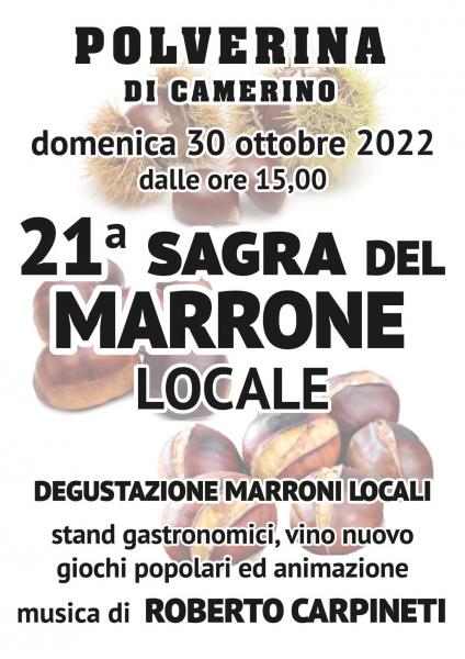 21ª SAGRA DEL MARRONE LOCALE