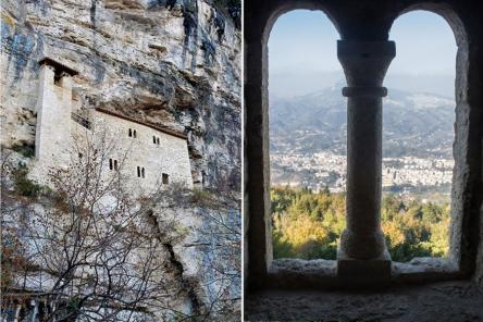L'eremo sospeso, street food e visita di Ascoli