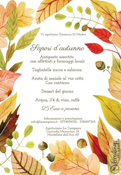 Sapori d'Autunno