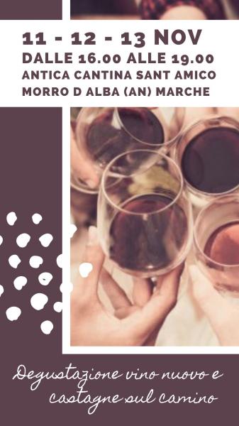 SAN MARTINO - Vino nuovo e castagne sul camino