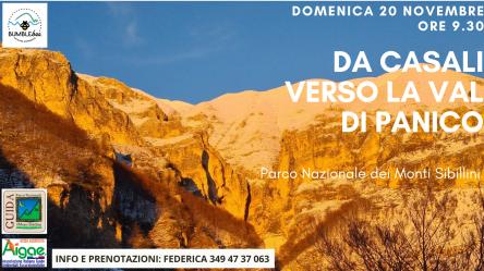 Sibillini: da Casali nella Val di Panico