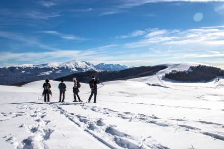 Ciaspolata ai Pantani di Accumoli